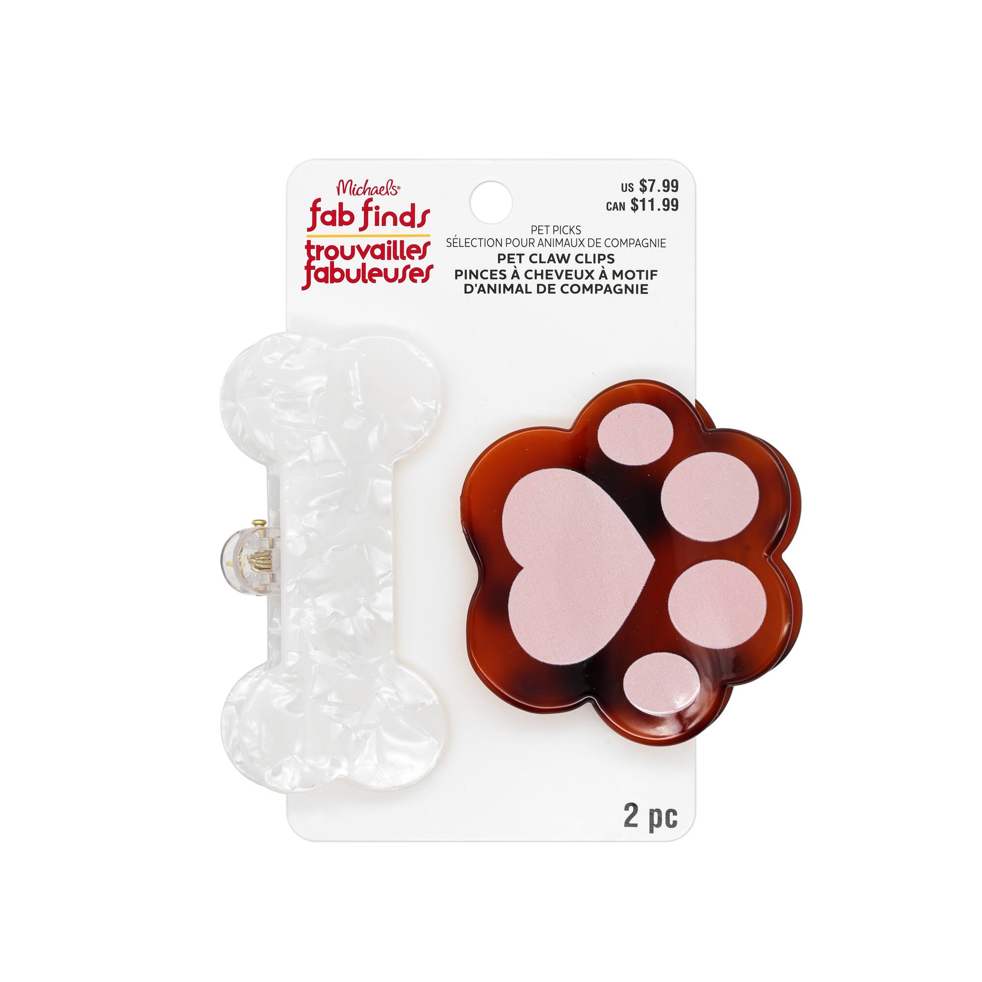 Assorted Pet Claw Clip Set by Fab Finds, 1pc.